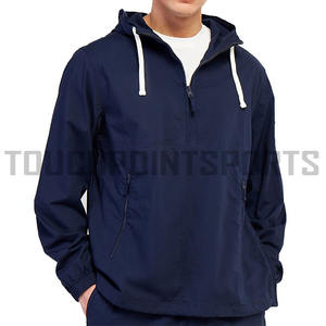 แจ็กเก็ตผ้าคอตตอนปักลายสำหรับผู้ชาย, เสื้อมีฮู้ดมีซิปหน้าสำหรับผู้ชายสีดำและ100% - Product Image 1