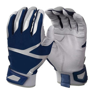 Guantes de bateo profesionales de buena calidad con diseño personalizado Guantes de bateo de béisbol de cuero auténtico Pit Tared - Product Image 1