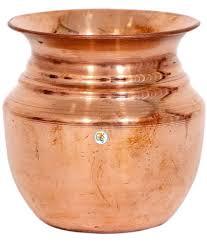Pure Copper Lota In Water Pots At Wholesale Price Rounded & Curved Design from best Manufacturer From India - Product Image 6