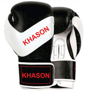 OEM Logo Adulto Entrenamiento Artes Marciales Guantes de boxeo Nuevo Negro Rojo Tailandés Color Moda PU Cuero para entrenamiento y deportistas - Product Image 1