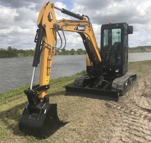 MINI-pelle hydraulique 1000KG, bon marché d'usine, machines assez utilisées, pelle sur chenilles SANY à vendre - Product Image 5