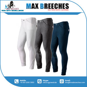 Cómodos pantalones de montar a caballo Jodhpurs con logotipo personalizado para mujer con impresión de silicona a la venta productos para caballos - Product Image 2