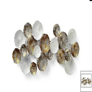 Décoration murale moderne en métal plaque décorative style emballage couleur matériel fer maison décoration murale fabricant indien usine - Product Image 4