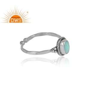 Bague ovale en argent Sterling 925 pour femmes, pierres précieuses naturelle, zircon, grand format, possibilité de vente en gros - Product Image 2