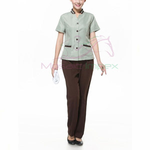 Mosaic Impex Vêtements de travail pour femmes de haute qualité à manches courtes Nouvel uniforme de nettoyage Dernière conception pour les préposés aux chambres d'hôtel - Product Image 3
