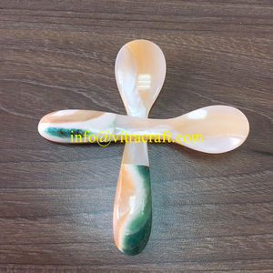 Cuillère à café design luxueux de haute qualité Cuillère en nacre Une cuillère parfaite pour profiter du caviar Taille 10cm - Product Image 3