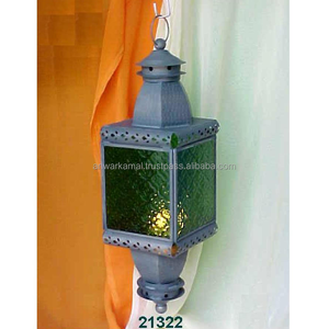 ใหม่ 2023 ออกแบบขายร้อนสีฟ้าPatinaแขวนโคมไฟ - Product Image 2