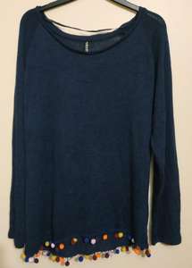 เสื้อผ้าแบรนด์หรูสำหรับผู้หญิง เสื้อแขนยาวลำลอง คอกลม ดีไซน์ทันสมัย เนื้อผ้านุ่ม สเวตเตอร์ สต็อกจำนวนมากจากบังกลาเทศ - Product Image 2