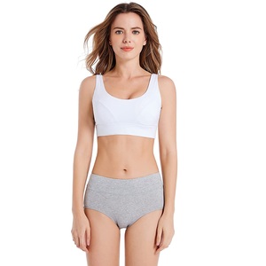 Culottes de bikini taille haute pour femmes, sous-vêtements en maille douce et respirante - Product Image 1