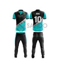 Uniformes de Cricket de Verano para Hombre, Personalizados, Sublimados, de Poliéster Sostenible de Alta Calidad, Secado Rápido, Transpirables y Duraderos