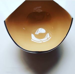 Bol de service élégant pour la maison hôtel Restaurant finition émaillée Design moderne en Aluminium Fruits secs dattes bols de service de chocolat - Product Image 5