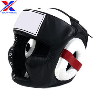 อุปกรณ์ป้องกันศีรษะสำหรับคิกบ็อกซิ่ง หนัง PU คุณภาพระดับมืออาชีพ TATA PAK INDUSTRIES ออกแบบได้ตามต้องการ สวมใส่สบาย ระบายอากาศดี รับผลิตแบบ OEM - Product Image 4