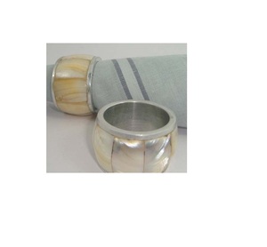 Populaire Nacre Incrustation Serviette Anneaux Maison Dîner Table pour Accessoires Décoratifs à Vendre - Product Image 4