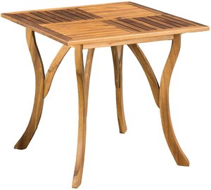 Table à thé moderne en bois de couleur naturelle intérieur/extérieur salon table à manger Tropical maison cuisine utilisation meubles décoratifs - Product Image 3