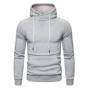 Sudaderas con capucha en blanco con logotipo personalizado al por mayor de fábrica, sudaderas con capucha lisas de poliéster para hombre para imprimir sudaderas con capucha de gran tamaño - Product Image 4
