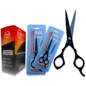 Tijera de corte de peluquería profesional de alta calidad, hoja de acero inoxidable supercortada, mango de cerámica, punta afilada, Belleza - Product Image 4