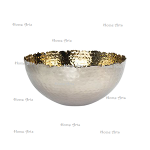 Hammered Solid Brass <b>Food</b> Serving Bowl Exclusive Quality Customized Size Chocolate Serving Bowl <b>For</b> Kitchen Use - Product Image 1