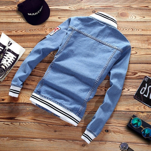 Hot Sale Slim Fit Custom <b>Denim</b> <b>Jacket</b> OEM Supply - Product Image 3