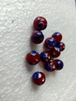 Perles de cheveux en os en forme de fleur bleue de 4 pouces, fabriquées sur mesure, certifiées IGI, pour bijoux indigènes et ethniques, destinées aux fabricants
