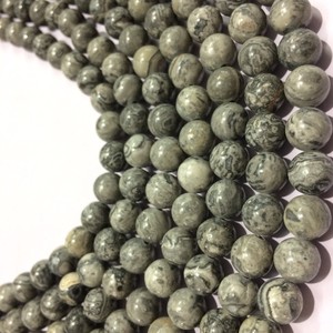 Luxe 6mm vert naturel carte d'eau douce pierre 10mm perles de pierres précieuses en vrac pour accessoires de bijoux en cristal faisant la taille d'échantillon - Product Image 2