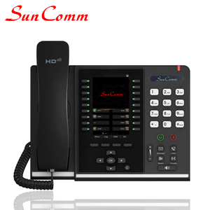Téléphone IP VoIP de bureau sans fil SC-2068-HPE Executive avec rétroéclairage 4,5 pouces, PoE, port USB intégré, dongle Wi-Fi, 18 comptes SIP, 3000 - Product Image 2