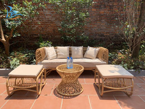 Ensemble de meubles de jardin en rotin, livraison gratuite, ensemble canapé - Product Image 3