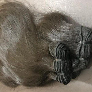 Cheveux humains naturels indiens Qualité supérieure Temple vierge de haute qualité Faisceau d'extension de cheveux noirs naturels non traités - Product Image 2