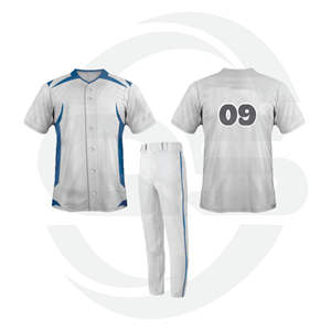 Conjunto de camisetas de béisbol para jóvenes al por mayor, ropa deportiva transpirable con camiseta y uniforme - Product Image 1