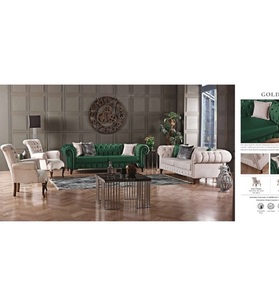 Canapé de Style élégant, siège confortable pour salon, ensemble de canapé européen Chesterfield - Product Image 2