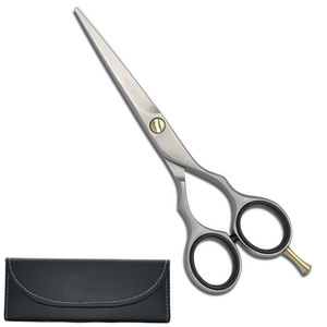 Ciseaux de coiffure professionnels en acier inoxydable trempé Silver Ice pour la coupe et le coiffage des cheveux, ciseaux de barbier, ciseaux de finition - Product Image 1