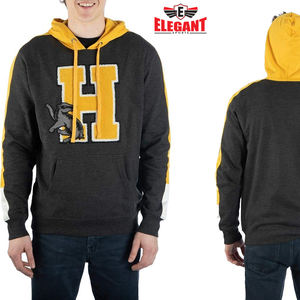 Nueva aprobación de los hombres pulóver chenille bordado Sudadera con capucha al aire libre Calles desgaste Chenille parches sudaderas con capucha - Product Image 5