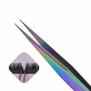 แหนบต่อขนตา,แหนบหนีบปลายตรงมีหลายสีดีไซน์แบบตัดฐานแหนบหนีบปลายตรงแบบแยก - Product Image 3