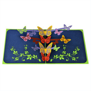 การ์ดป๊อปอัพดานฝีมือผู้ผลิตในเวียดนาม3D ขอบคุณขายส่ง - Product Image 3