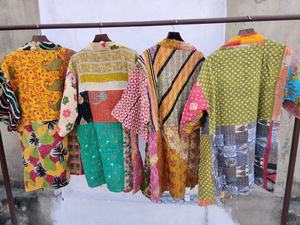 Eury Ladies Streetwear Patchwork Cintura natural 100% Algodón Midi Vestido de verano Lote - Product Image 3