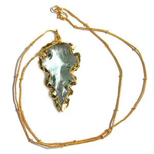 Collier de pierres précieuses plaqué verre américain classique vente en ligne - Product Image 1