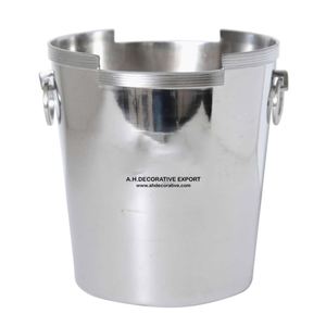 Juego de 2 Cubiteras para Botellas de Champán Chapadas en Oro, Enfriador de Vino Grande con Logotipo Personalizado, Utensilios de Bar, Enfriador de Vino - Product Image 5