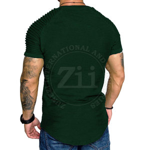 เสื้อยืดฟิตเนสผู้ชายสั่งตัดได้ ระบายอากาศ แห้งเร็ว น้ำหนักเบา ผลิตจากวัสดุผ้าฝ้าย/โพลีเอสเตอร์ เป็นมิตรกับสิ่งแวดล้อม มีสินค้าพร้อมส่ง - Product Image 4