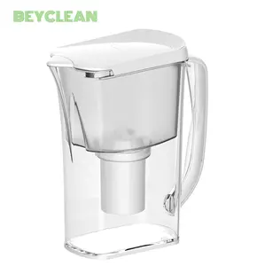 BEC-6226 NSF-42 Household Desktop Water Filter Pitcher Active Carbon and Na Resin and PP cotton water pitcher with filter jug