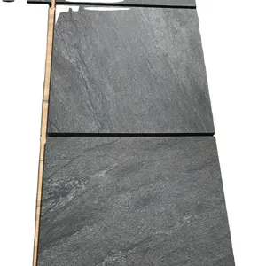 Piso de porcelana projetada para exterior: 20mm de espessura antiderrapante Country Anthracite com superfície R11 resistente corpo inteiro retificado