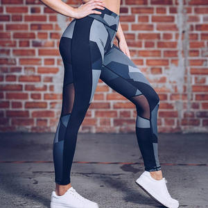 Mallas deportivas para gimnasio, Leggings de cintura alta activa, envío directo, 2021 - Product Image 6