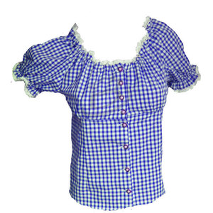 Chemise traditionnelle bavaroise pour homme, en coton à carreaux, manches longues, chemise d'Oktoberfest - Product Image 2