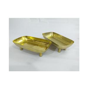 Cuenco decorativo de latón y blanco, cuenco de diseño único clásico, elegante y moderno con logotipo personalizado, elegante, barato - Product Image 5