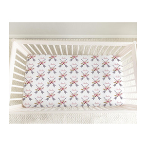 Custom Print Muslin Baby Fitted Crib Sheet - Product Image 1