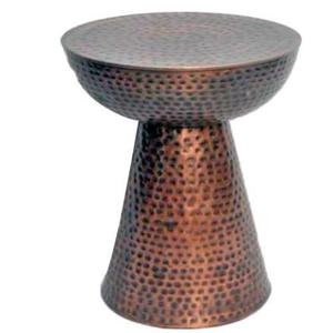 Taburete de Aluminio con Diseño Martillado, Estilo Estándar Personalizado, Acabado Dorado, Taburete para Decoración del Hogar - Product Image 5