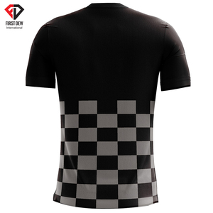 Maillot de football pour hommes, 100% Polyester 3d, couleur unie vert et noir, imprimé par sublimation, prix d'usine, meilleur qualité, vente en gros - Product Image 6
