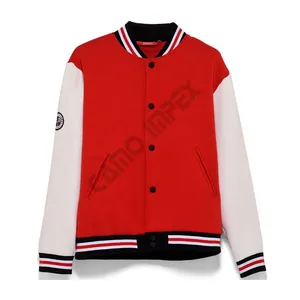 남자 사용자 정의 새로운 정품 가죽 멜튼 울 Letterman Varsity 재킷 사용자 정의 Varsity 재킷 자신의 디자인에 따라 만든