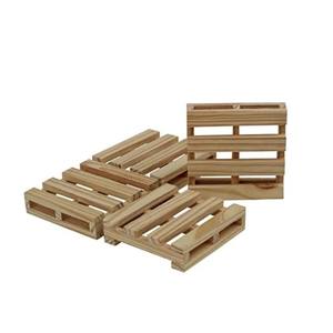 Juego de 4 Posavasos de Madera para Tazas de Té, Tazas de Café y Vasos de Agua, Forma Redonda, Color Marrón - Product Image 6