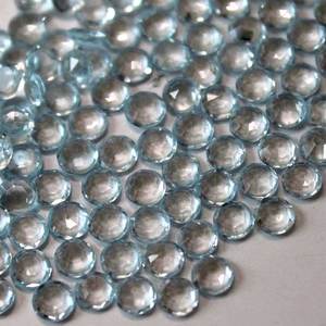 Cabujón de piedras preciosas sueltas de corte Rosa facetado BlueTopaz, alta calidad, Natural, buen precio al por mayor por quilate para la fabricación de joyas - Product Image 2