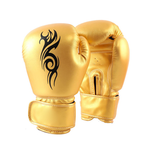 Printed training good quality pu leather mma boxing gloves winning custom logo boxing gloves - Product Image 1