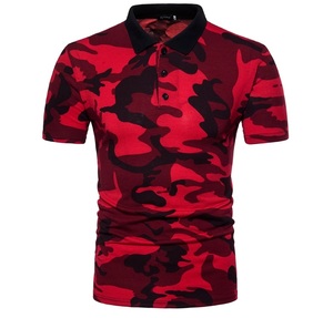 Polo de chasse avec broderie 100% coton T-shirt à manches courtes à séchage rapide col montant méthodes d'impression numérique tissu piqué - Product Image 5